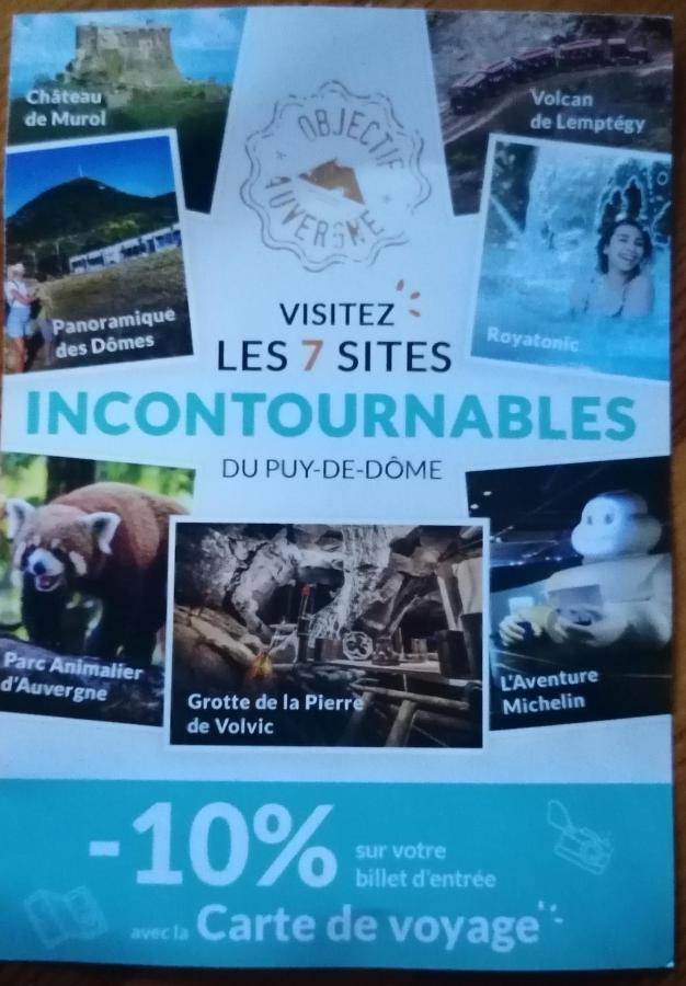 Lilas, Gite Saint Antoine, Orcival, Entre Sancy Et Volcans. Extérieur photo